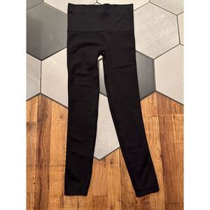 Spanx Look at me know seamless leggings black medium tummy control pants